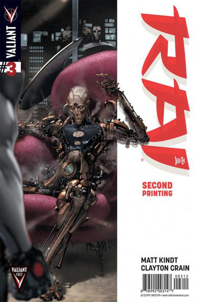 Cover for Rai (Valiant Entertainment, 2014 series) #3 [Second Printing - Clayton Crain]