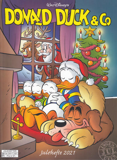 Cover for Donald Duck & Co julehefte (Hjemmet / Egmont, 1968 series) #2021