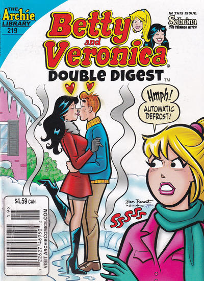 Cover for Betty & Veronica (Jumbo Comics) Double Digest (Archie, 1987 series) #219 [Canadian]