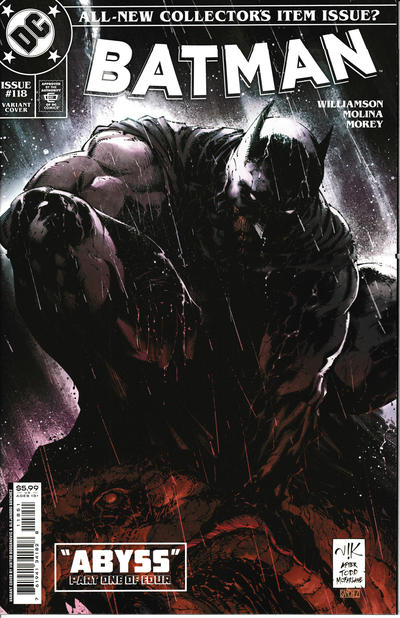 Cover for Batman (DC, 2016 series) #118 [Viktor Bogdanovic Cardstock Variant Cover]