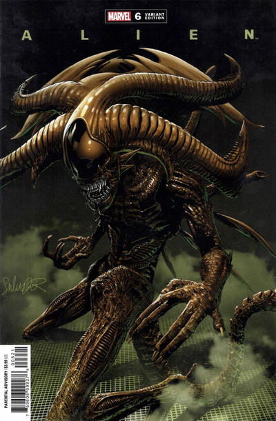 Cover for Alien (Marvel, 2021 series) #6 [Salvador Larroca Cover]