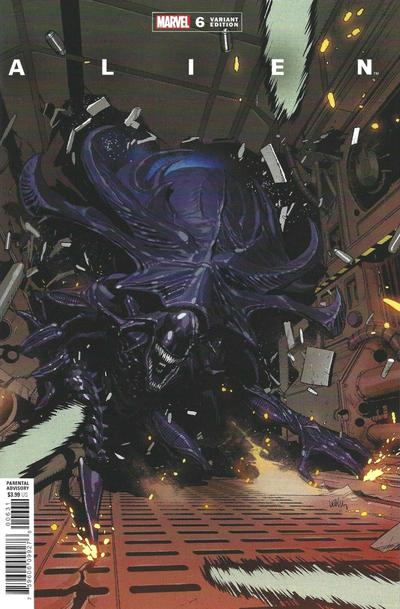Cover for Alien (Marvel, 2021 series) #6 [Leinil Yu Cover]