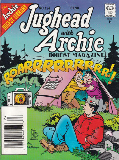 Cover for Jughead with Archie Digest (Archie, 1974 series) #124 [Canadian]