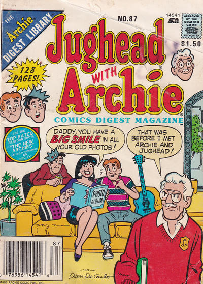 Cover for Jughead with Archie Digest (Archie, 1974 series) #87 [Canadian]