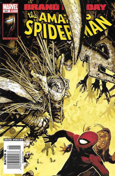 Cover for The Amazing Spider-Man (Marvel, 1999 series) #557 [Newsstand]