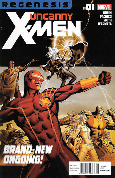 Cover for Uncanny X-Men (Marvel, 2012 series) #1 [Newsstand]
