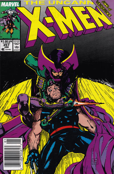 Cover for The Uncanny X-Men (Marvel, 1981 series) #257 [Mark Jewelers]