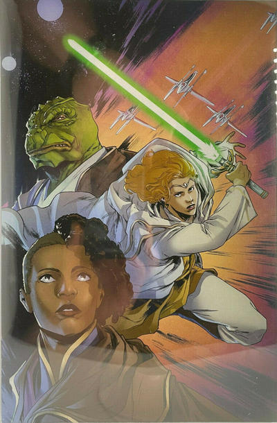 Cover for Star Wars: The High Republic (Marvel, 2021 series) #2 [The Comic Mint Exclusive Virgin Cover - Paolo Villanelli]