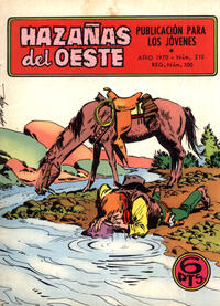 Cover Thumbnail for Hazañas del Oeste (Ediciones Toray, 1962 series) #210
