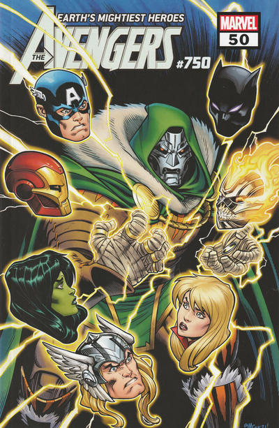 Cover for Avengers (Marvel, 2018 series) #50 (750)
