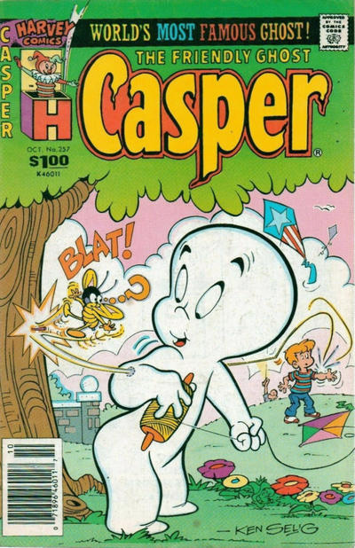 Cover for Casper the Friendly Ghost (Harvey, 1990 series) #257 [Newsstand]