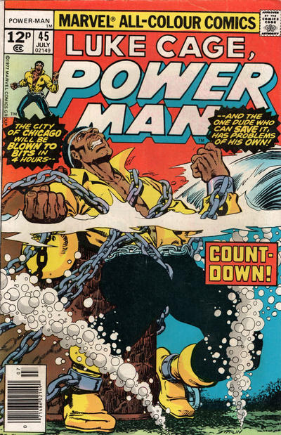 Cover for Power Man (Marvel, 1974 series) #45 [British]