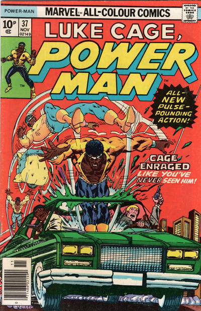 Cover for Power Man (Marvel, 1974 series) #37 [British]