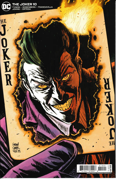 Cover for The Joker (DC, 2021 series) #10 [Francesco Francavilla Variant Cover]