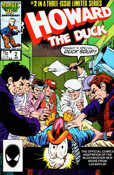 Cover for Howard the Duck: The Movie (Marvel, 1986 series) #2 [Direct]