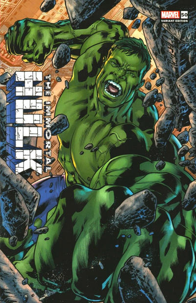 Cover for Immortal Hulk (Marvel, 2018 series) #50 [Bryan Hitch Cover]
