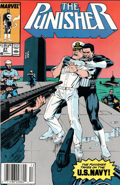 Cover for The Punisher (Marvel, 1987 series) #27 [Newsstand]