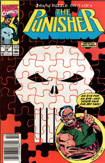 Cover for The Punisher (Marvel, 1987 series) #38 [Newsstand]