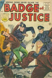 Cover Thumbnail for Badge of Justice (Charlton, 1955 series) #3