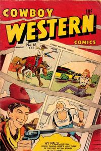 Cover Thumbnail for Cowboy Western Comics (Charlton, 1948 series) #18