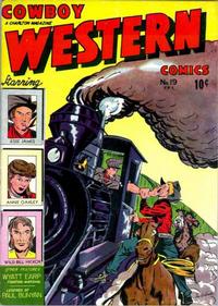 Cover Thumbnail for Cowboy Western Comics (Charlton, 1948 series) #19