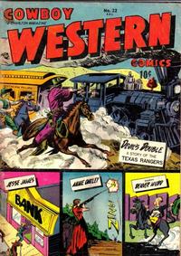 Cover Thumbnail for Cowboy Western Comics (Charlton, 1948 series) #22