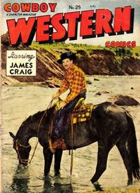 Cover Thumbnail for Cowboy Western Comics (Charlton, 1948 series) #25