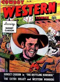 Cover Thumbnail for Cowboy Western Comics (Charlton, 1948 series) #28