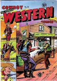 Cover Thumbnail for Cowboy Western Comics (Charlton, 1948 series) #31