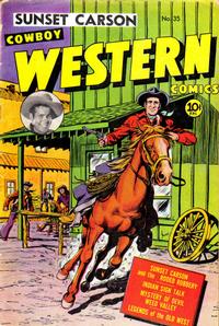 Cover Thumbnail for Cowboy Western Comics (Charlton, 1948 series) #35