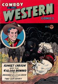 Cover Thumbnail for Cowboy Western Comics (Charlton, 1948 series) #36