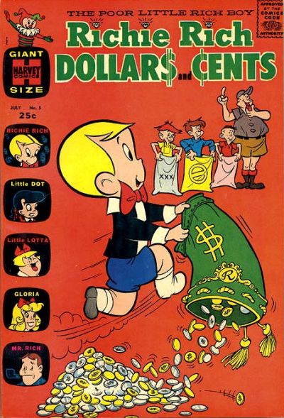 Cover for Richie Rich Dollars and Cents (Harvey, 1963 series) #5