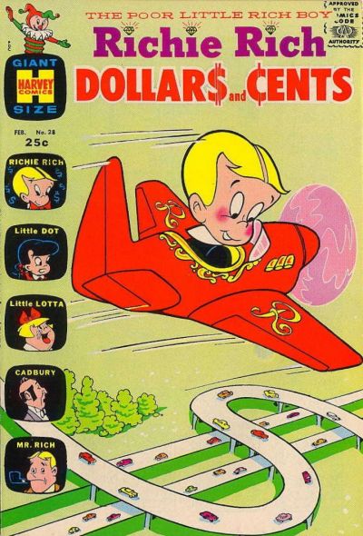 Cover for Richie Rich Dollars and Cents (Harvey, 1963 series) #28