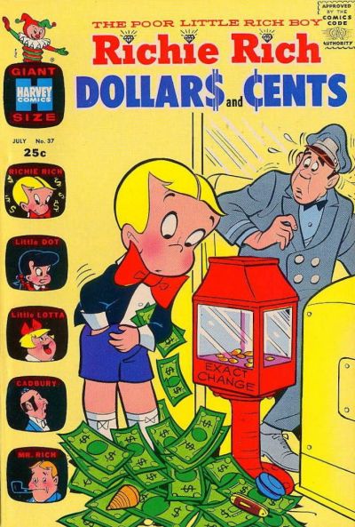 Cover for Richie Rich Dollars and Cents (Harvey, 1963 series) #37