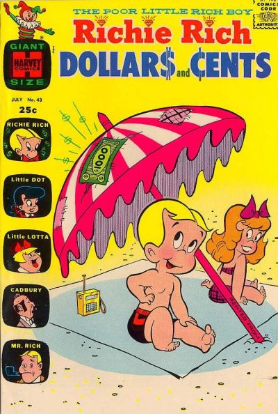 Cover for Richie Rich Dollars and Cents (Harvey, 1963 series) #43