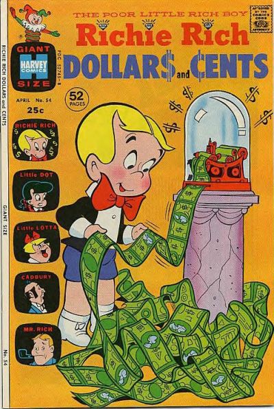 Cover for Richie Rich Dollars and Cents (Harvey, 1963 series) #54
