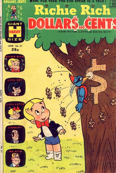Cover for Richie Rich Dollars and Cents (Harvey, 1963 series) #61