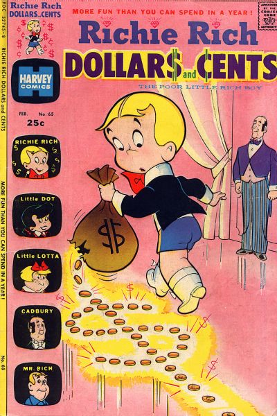 Cover for Richie Rich Dollars and Cents (Harvey, 1963 series) #65