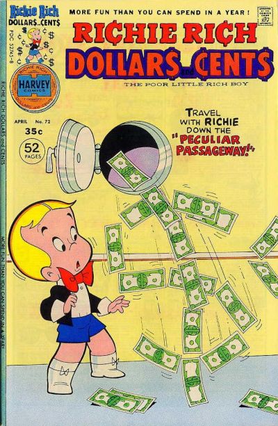 Cover for Richie Rich Dollars and Cents (Harvey, 1963 series) #72