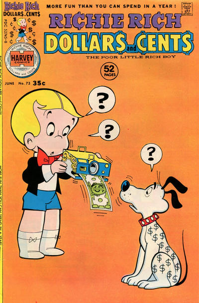Cover for Richie Rich Dollars and Cents (Harvey, 1963 series) #73