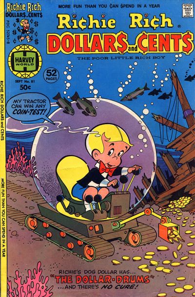 Cover for Richie Rich Dollars and Cents (Harvey, 1963 series) #81
