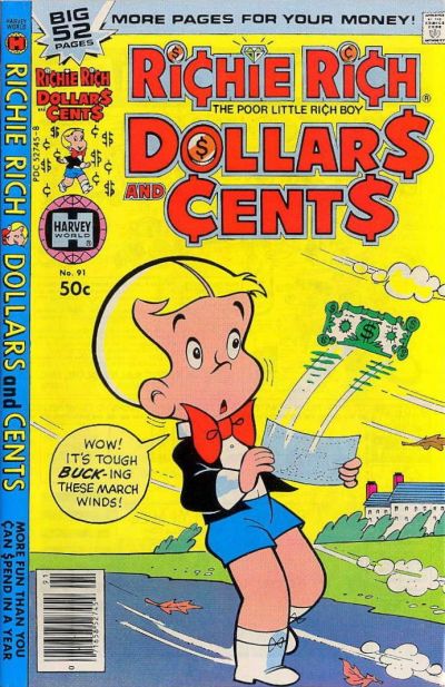 Cover for Richie Rich Dollars and Cents (Harvey, 1963 series) #91
