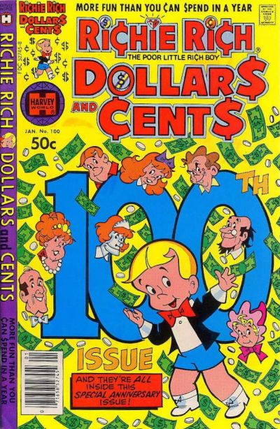 Cover for Richie Rich Dollars and Cents (Harvey, 1963 series) #100