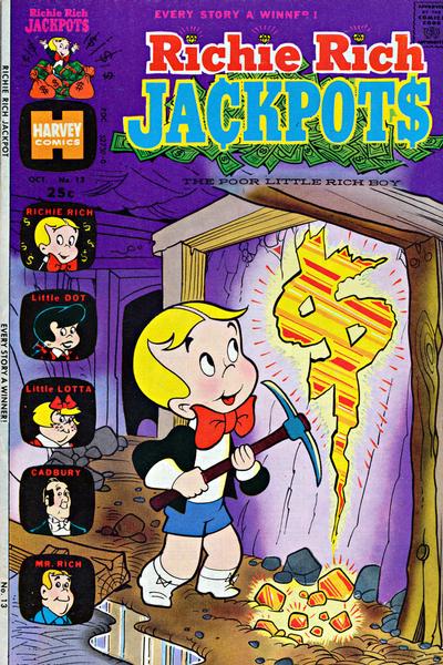 Cover for Richie Rich Jackpots (Harvey, 1972 series) #13