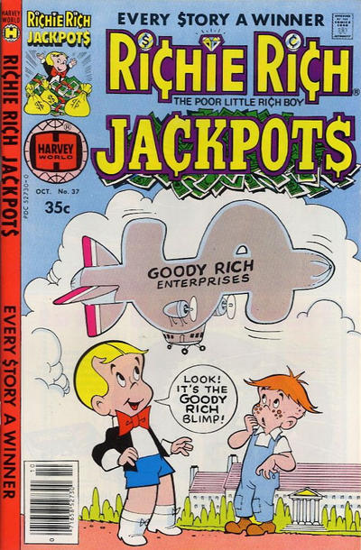 Cover for Richie Rich Jackpots (Harvey, 1972 series) #37