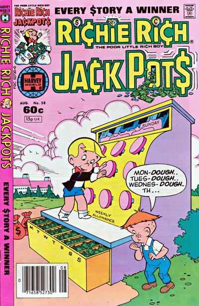 Cover for Richie Rich Jackpots (Harvey, 1972 series) #58
