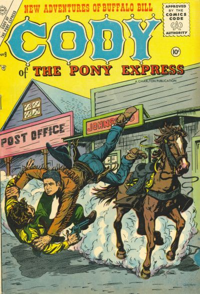 Cover for Cody of the Pony Express (Charlton, 1955 series) #9
