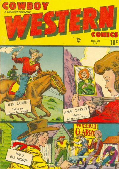 Cover for Cowboy Western Comics (Charlton, 1948 series) #20