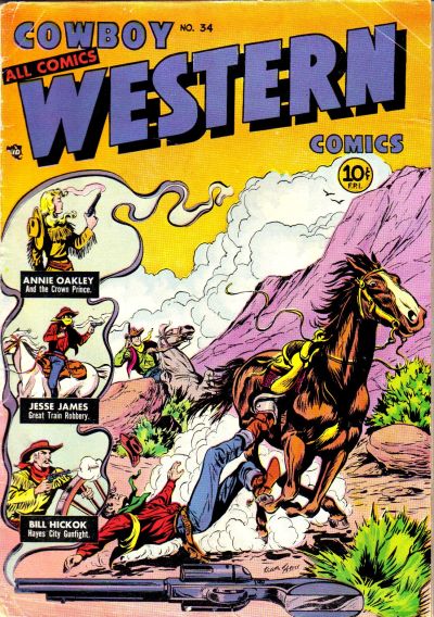 Cover for Cowboy Western Comics (Charlton, 1948 series) #34