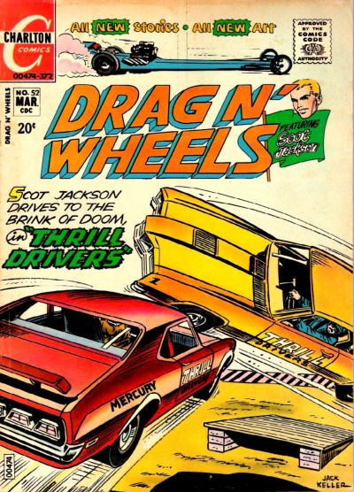 Cover for Drag N' Wheels (Charlton, 1968 series) #52
